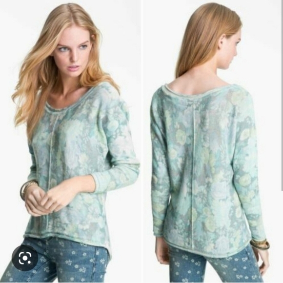 Free People Flower Bomb Sweater. - Picture 1 of 5